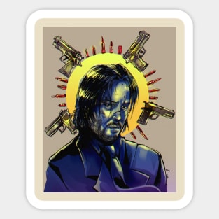 Saint Johnathan Wick Sticker